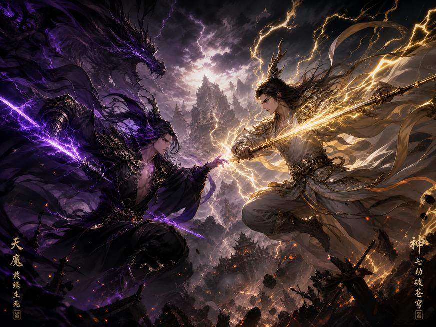 猎奇动漫-天魔决战玄幻动漫